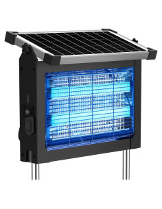 Zapper Solar de Insectos ZECHUAN 4500V Impermeable 1.81kg