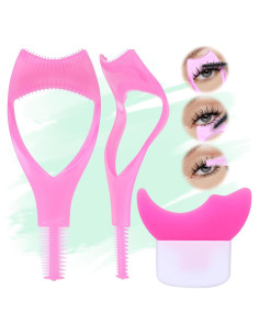 Escudo de Máscara 3 en 1 JIMIRE para Pestañas - Rosa