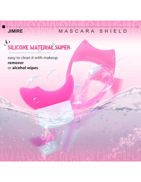 Escudo de Máscara 3 en 1 JIMIRE para Pestañas - Rosa