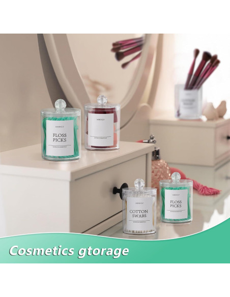 Juego de Organizadores de Baño MHDCLY - 4 Accesorios Transparentes Juego de Organizadores de Baño MHDCLY - 4 Accesorios Transparentes