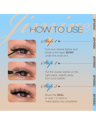 Escudo de Máscara 3 en 1 JIMIRE para Pestañas - Rosa