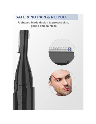 Recortador de Cejas Eléctrico NINGBO BANGSHOU, Indoloro y Portátil