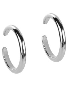 2 Anillos de Dedo Ajustables Mikovivi de Cobre Plateado 1mm