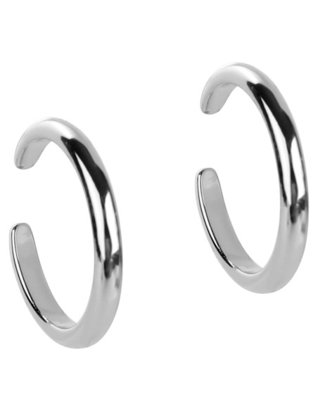 2 Anillos de Dedo Ajustables Mikovivi de Cobre Plateado 1mm