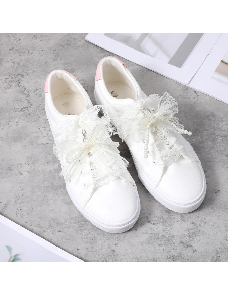 5 Piezas Encantos de Zapatos Tyqour - Perlas y Lazos