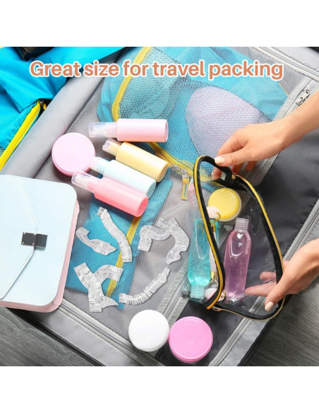 100 Gorras de Ducha Desechables MAQIHAN Impermeables Grandes