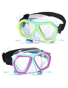 Gafas de Natación Adulto PercyEffie con Cubierta Nasal 180