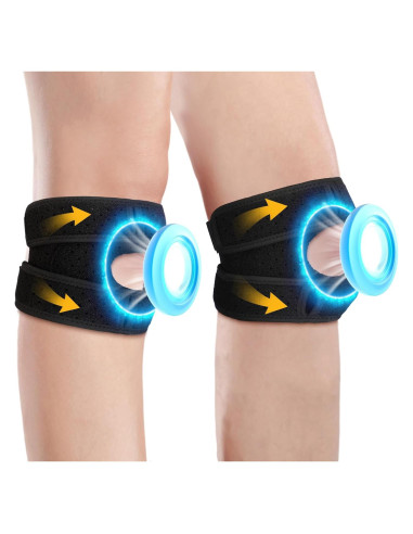 2 Soportes de Rodilla Ajustables Halloscume para Alivio del Dolor