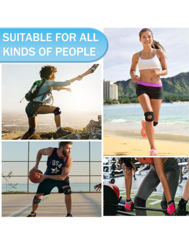 2 Soportes de Rodilla Ajustables Halloscume para Alivio del Dolor