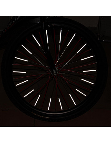 Reflectores de Radios PSLER 72 PCS para Bicicletas y Motocicletas