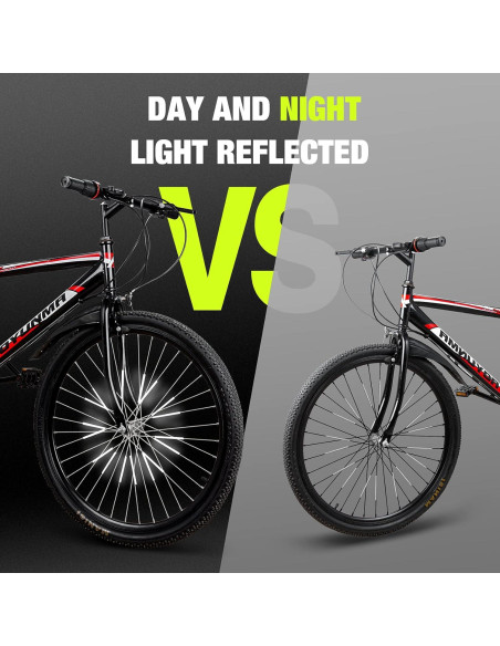 Reflectores de Radios PSLER 72 PCS para Bicicletas y Motocicletas