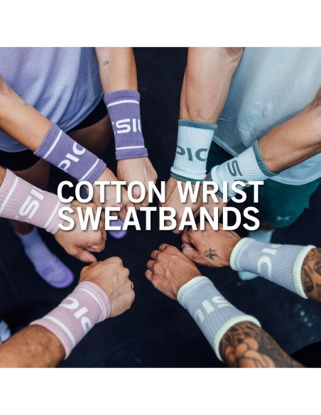 Muñequera de Algodón PICSIL Verde Oscuro - Absorbente y Transpirable