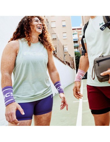 Muñequera de Algodón PICSIL Verde Oscuro - Absorbente y Transpirable