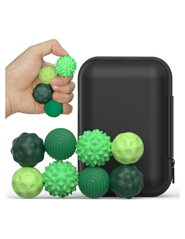 Bolas Magnéticas Antiestrés 8 PCS Verde VISREFUR - Juguete Sensorial