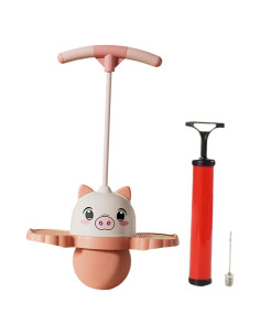 Bola de Salto Pogo Yiju Rosa 38x90cm Juguete Ejercicio