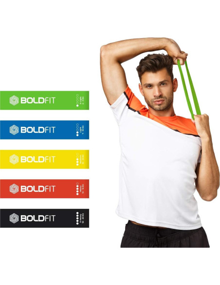 Conjunto de Bandas de Resistencia Boldfit RMiniloopB - 5 Niveles