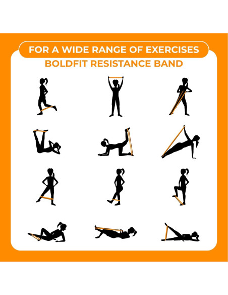 Conjunto de Bandas de Resistencia Boldfit RMiniloopB - 5 Niveles