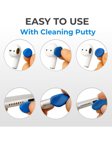 Kit de limpieza para auriculares y teléfonos Level8 - Azul