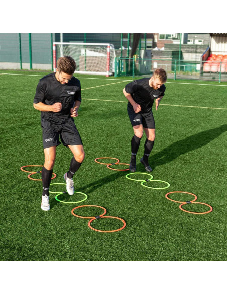 Anillos de Agilidad FORZA 12 Pack - Entrenamiento Versátil Rosa