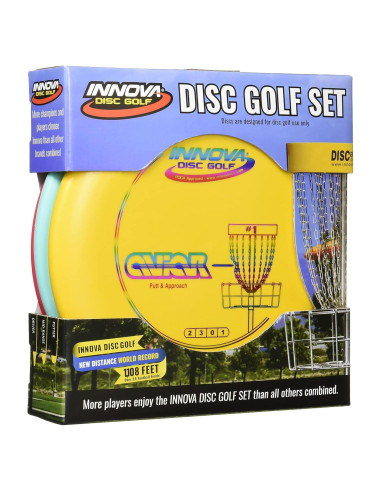 Conjunto de Disc Golf Innova DX - Driver, Mid-Range y Putter