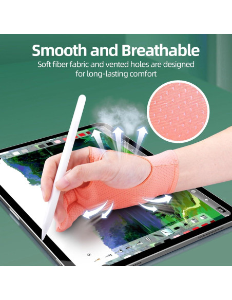 Guantes de Dibujo Rosa 2 Pack ANMONE para Pantallas Táctiles Guantes de Dibujo Rosa 2 Pack ANMONE para Pantallas Táctiles