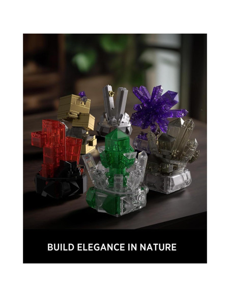 Set de Construcción de Rocas Geológicas Nifeliz 616 Piezas