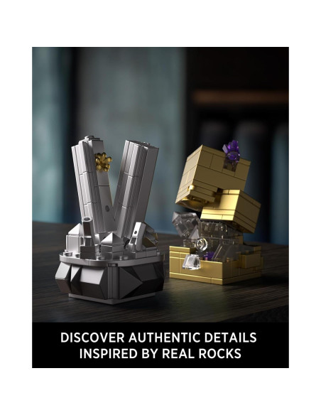 Set de Construcción de Rocas Geológicas Nifeliz 616 Piezas