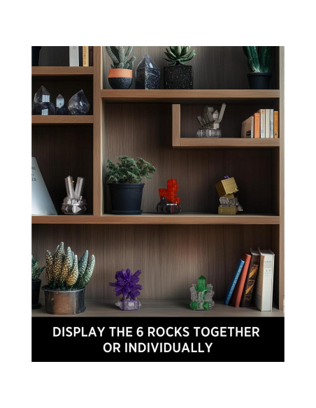 Set de Construcción de Rocas Geológicas Nifeliz 616 Piezas