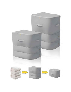 Paquete de 2 Bolsas de Almacenamiento Gaahkai 60x43 cm