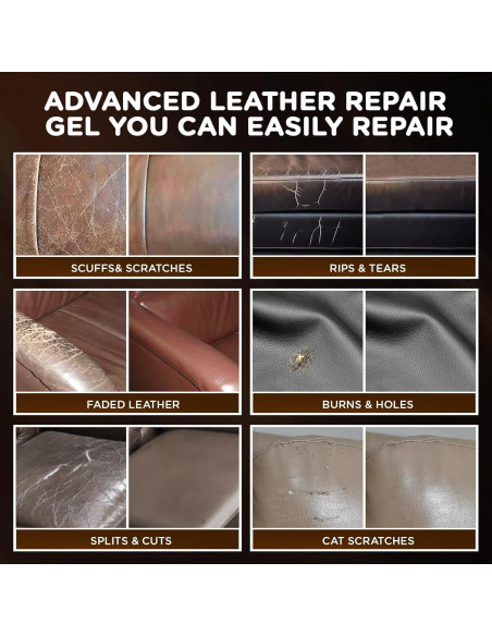 Kit de Reparación de Cuero y Vinilo Kenbry Negro 55g Kit de Reparación de Cuero y Vinilo Kenbry Negro 55g