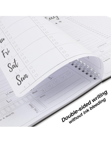 Planificador Diario y Semanal KAICN No Fechado 25.4x18.5cm