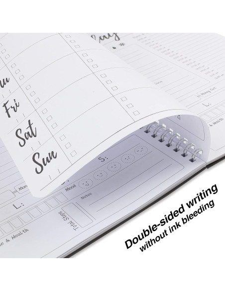 Planificador Diario y Semanal KAICN No Fechado 25.4x18.5cm