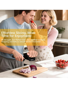 Soporte Cortador de Cebolla 2 Piezas WELLFAR Acero Inoxidable 2