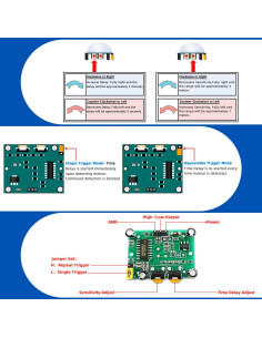 10PCS Sensor de Movimiento Infrarrojo PIR DaFuRui AM312 2