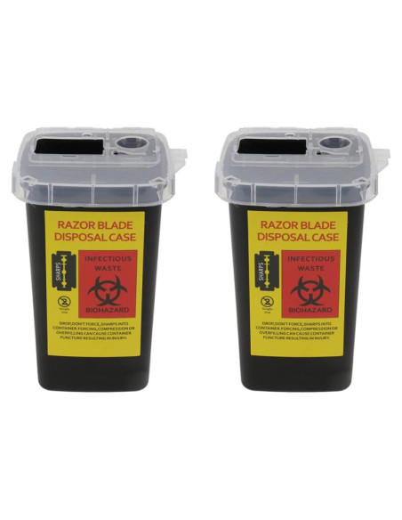 Caja de Almacenamiento de Cuchillas Beavorty 2 Piezas 15.5x9.5cm