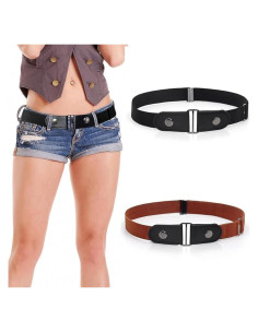 Cinturón Elástico Invisible Ajustable para Mujeres y Hombres 110 cm