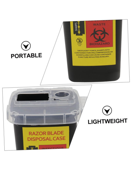 Caja de Almacenamiento de Cuchillas Beavorty 2 Piezas 15.5x9.5cm