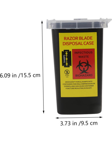 Caja de Almacenamiento de Cuchillas Beavorty 2 Piezas 15.5x9.5cm