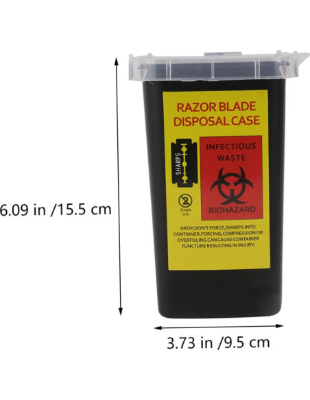 Caja de Almacenamiento de Cuchillas Beavorty 2 Piezas 15.5x9.5cm