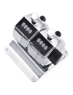 Contador Mecánico de Escritorio GOGO 4 Dígitos con Base