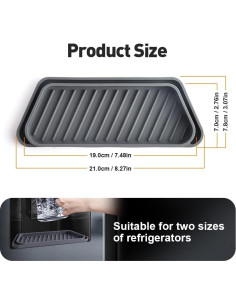Bandeja de Goteo de Silicona Jaxbo 21x7.8 cm para Refrigerador 2