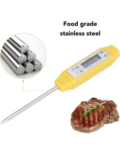 Termómetro Digital para Alimentos Akozon, Precisión Alta 2