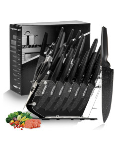 Juego de cuchillos de cocina 17 piezas YCLXLZK acero inoxidable