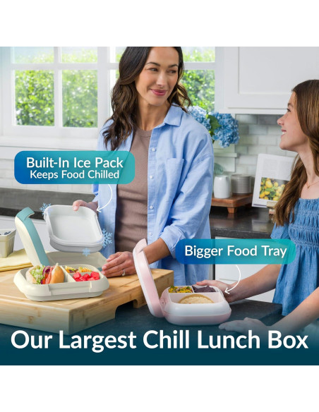 Bentgo Chill Max Caja de Almuerzo XL 5 Tazas a Prueba de Fugas