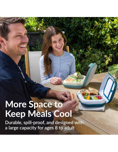 Bentgo Chill Max Caja de Almuerzo XL 5 Tazas a Prueba de Fugas