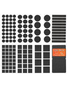 Almohadillas Antideslizantes Fursafe&Q 128 Pcs para Muebles