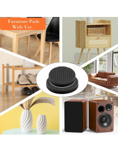 Almohadillas Antideslizantes Fursafe&Q 128 Pcs para Muebles 2