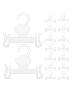 Ganchos para Colgar Zapatos ULTECHNOVO 100pcs Plástico Blanco