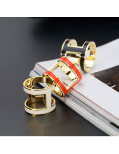 Hebilla de Bufanda KMDJG Acero Inoxidable Tipo H 4 Pcs 2