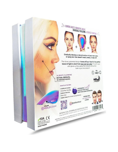 Gafas de bronceado California Contour UV400 para cara